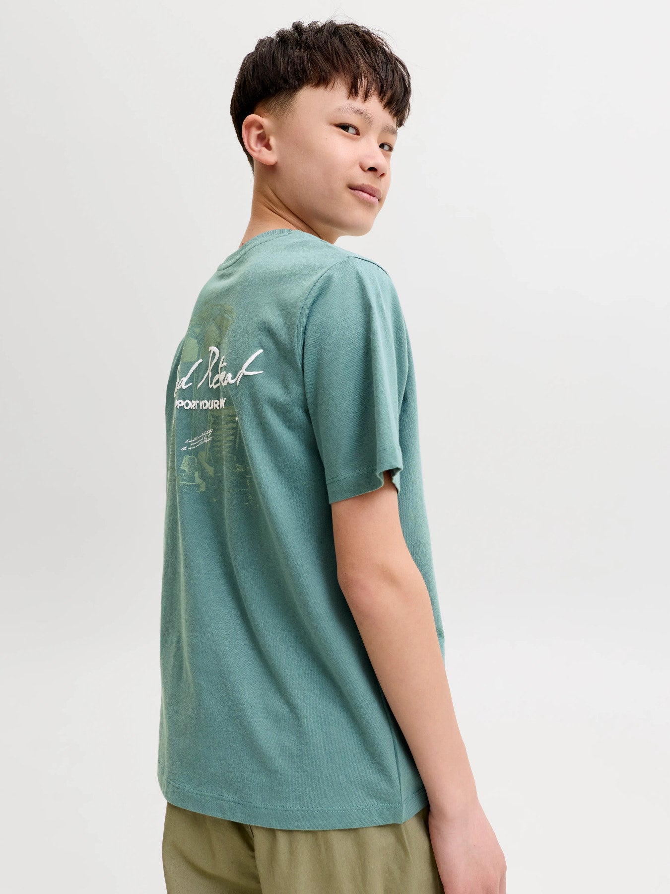 Jack & Jones - Camiseta estampado espalda Atlántico Norte JCOETERNA