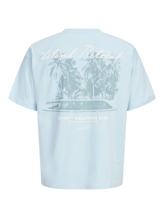 Jack&Jones - T-shirt backprint Omphalodes JCOETERNA