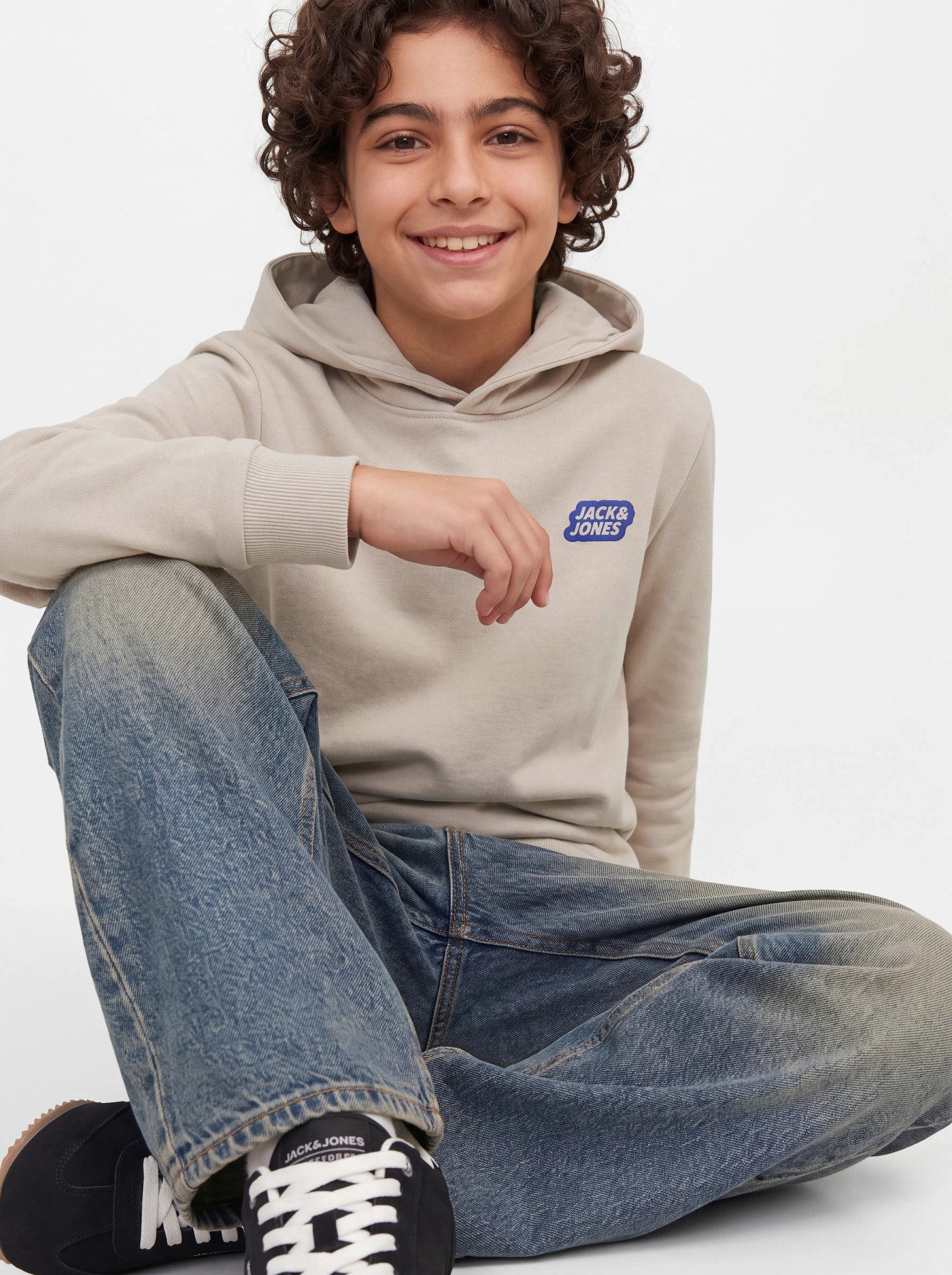 Jack&Jones - Sweat à capuche moonbeam JJAMI