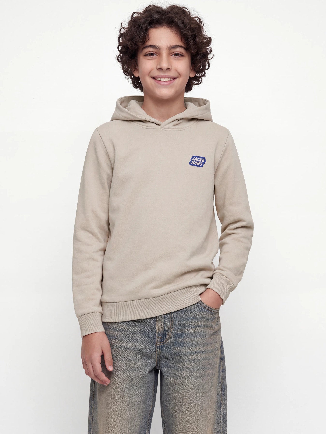 Jack&Jones - Sweat à capuche moonbeam JJAMI