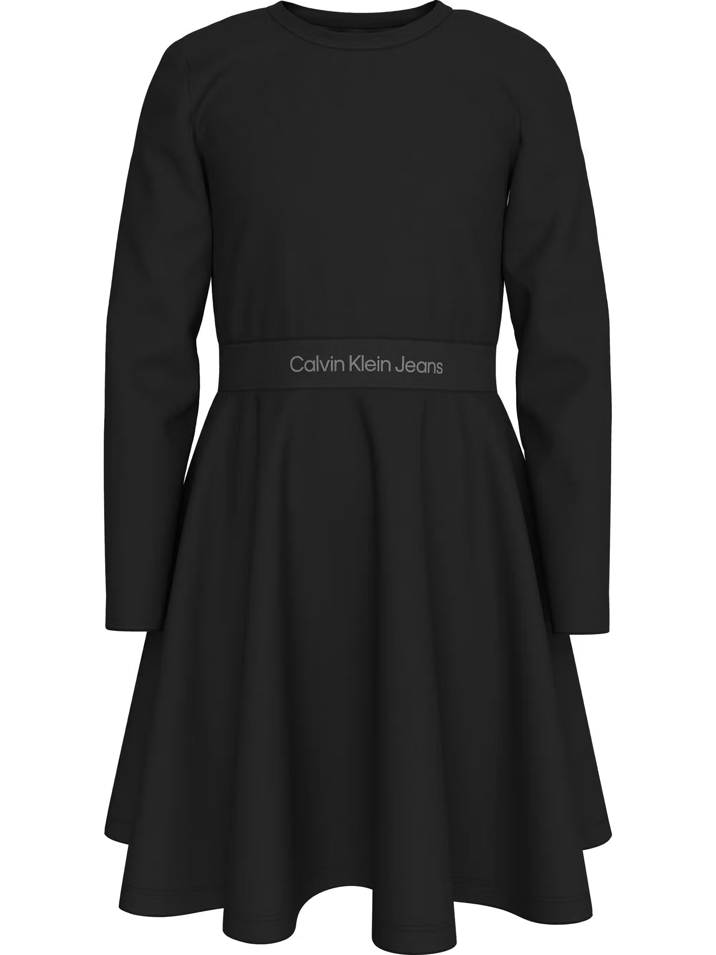 Calvin Klein - Punto de cinta de vestido negro Punto