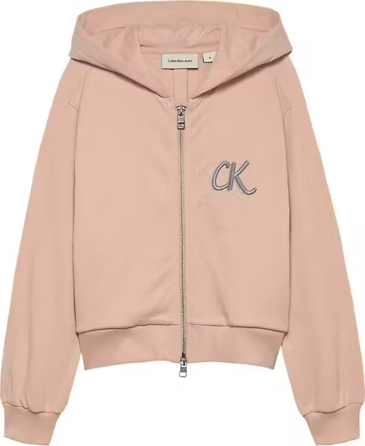 Calvin Klein - Cardigan zippé à capuche Spanish Villa
