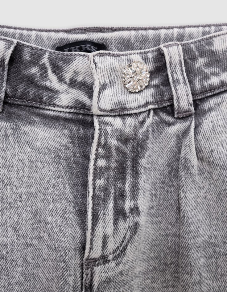 IKKS - Jeans ballon gris White Rock Odyssey