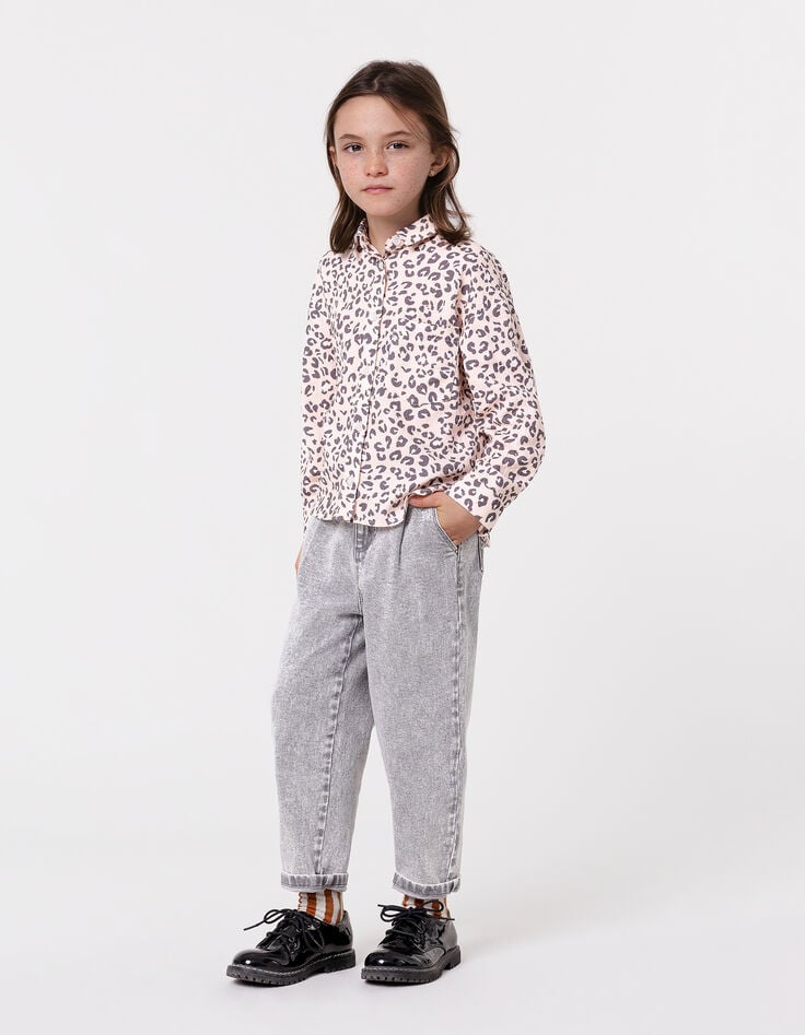 IKKS - Jeans ballon gris White Rock Odyssey