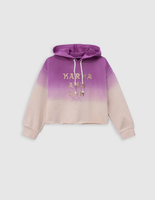 Ikks - Purple Hoodie Deep Dye Fearless Nature