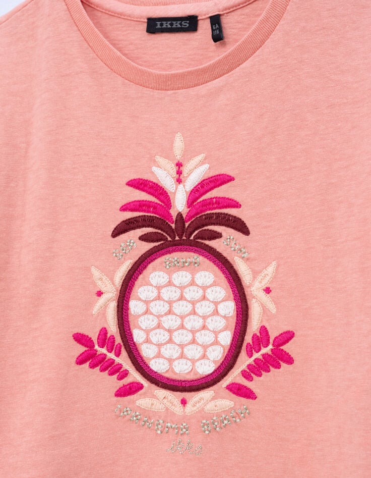IKKS - T-shirt corail pineapple New Tradition