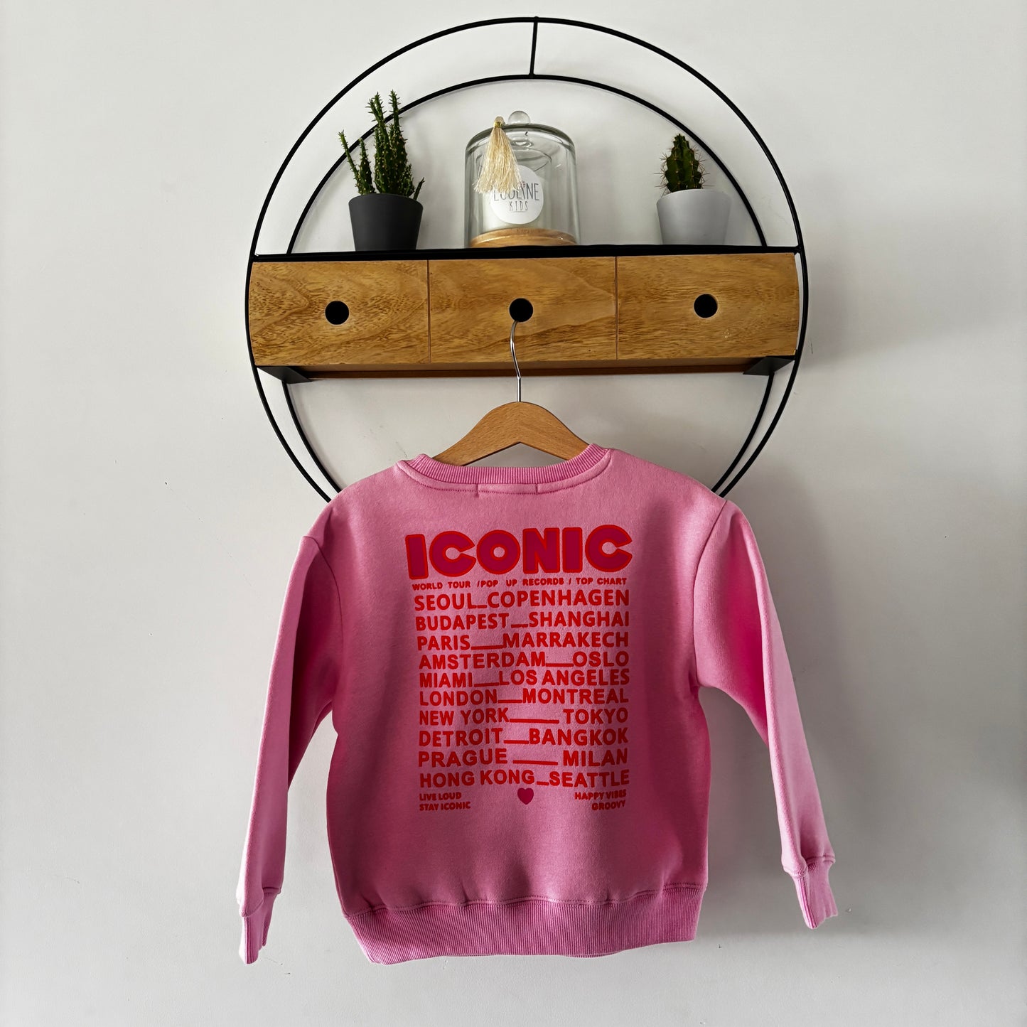 Mère & Fille - Sweat rose  ICONIC