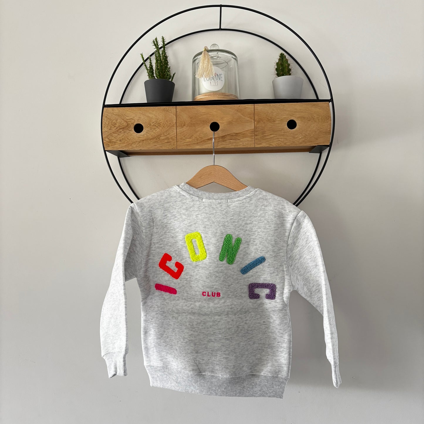 Mère & Fille - Sweat mixte gris ICONIC