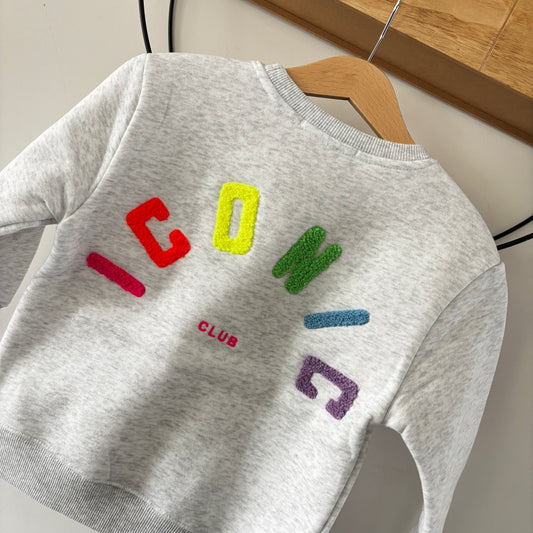 Mère & Fille - Sweat mixte gris ICONIC