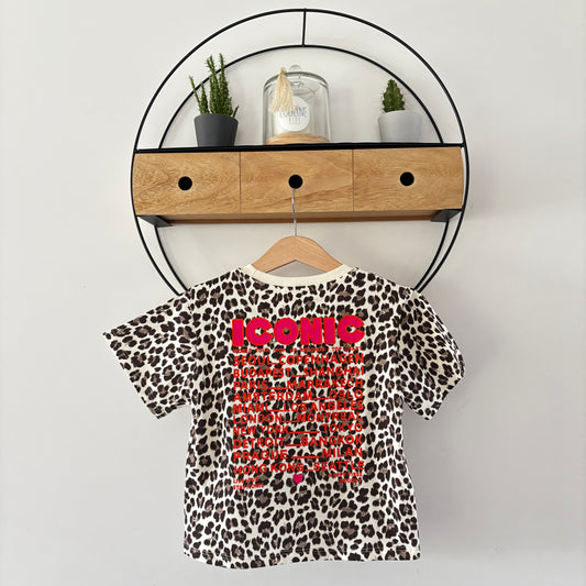 Mère & Fille - T-shirt léopard ICONIC