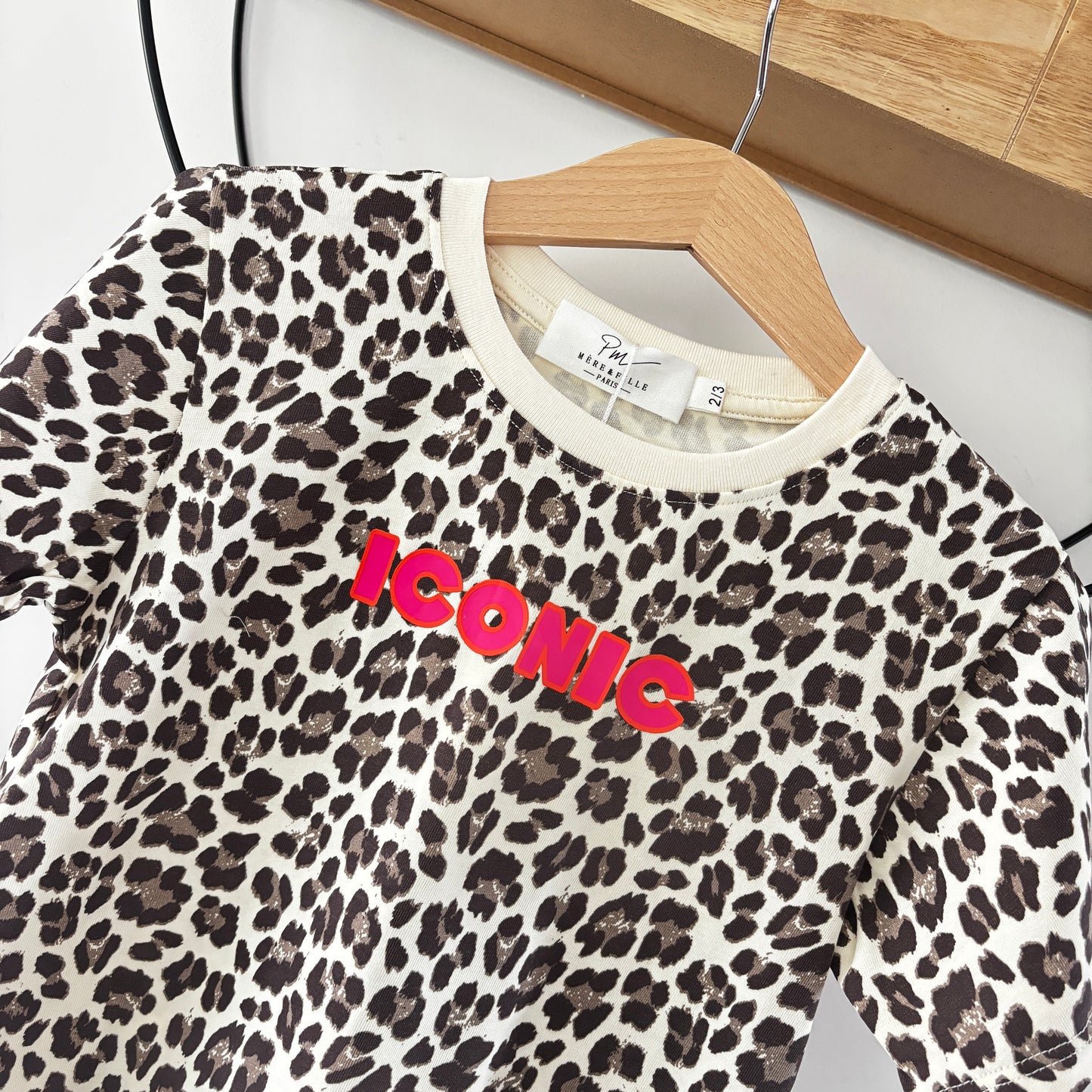 Mère & Fille - T-shirt léopard ICONIC