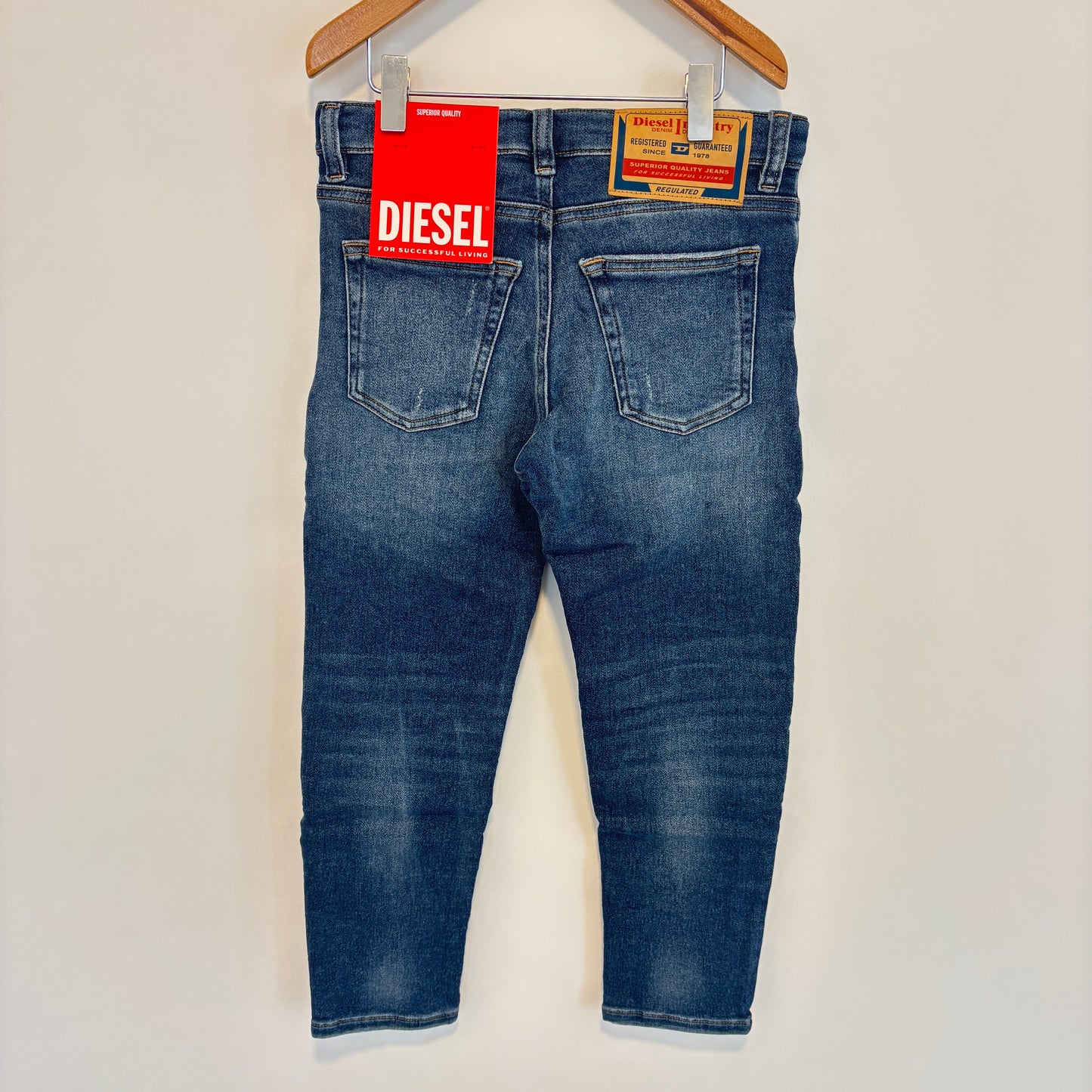 Diesel - Jeans regular  blue denim D-LUCAS
