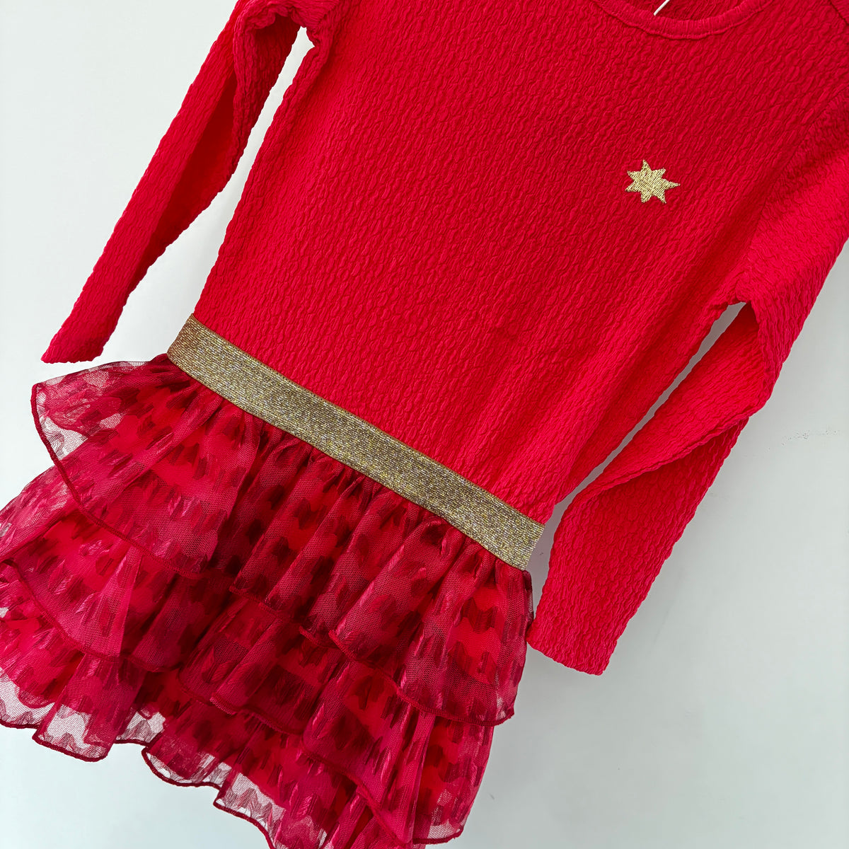B.Nosy - Robe rouge geranium Dora