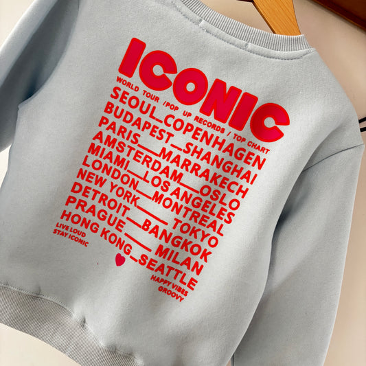 Mère & Fille - Sweat sky blue ICONIC