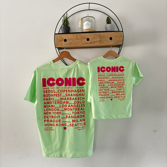 Mère & Fille - T-shirt menthe ICONIC