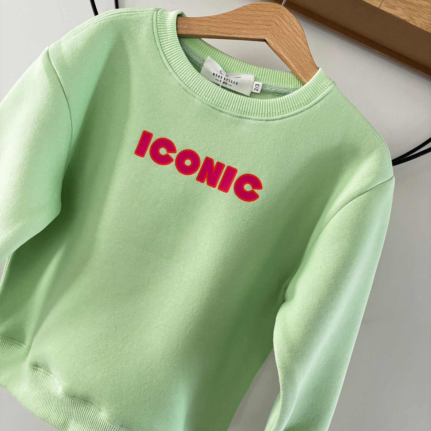 Mère & Fille - Sweat menthe ICONIC