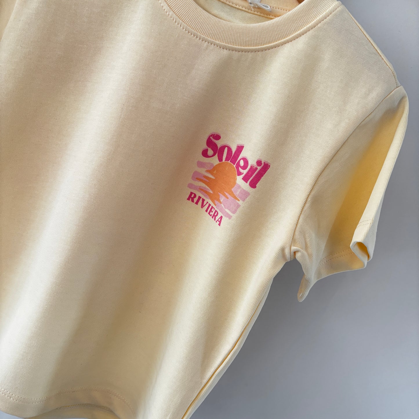Mère & Fille : T-shirt jaune Riviera