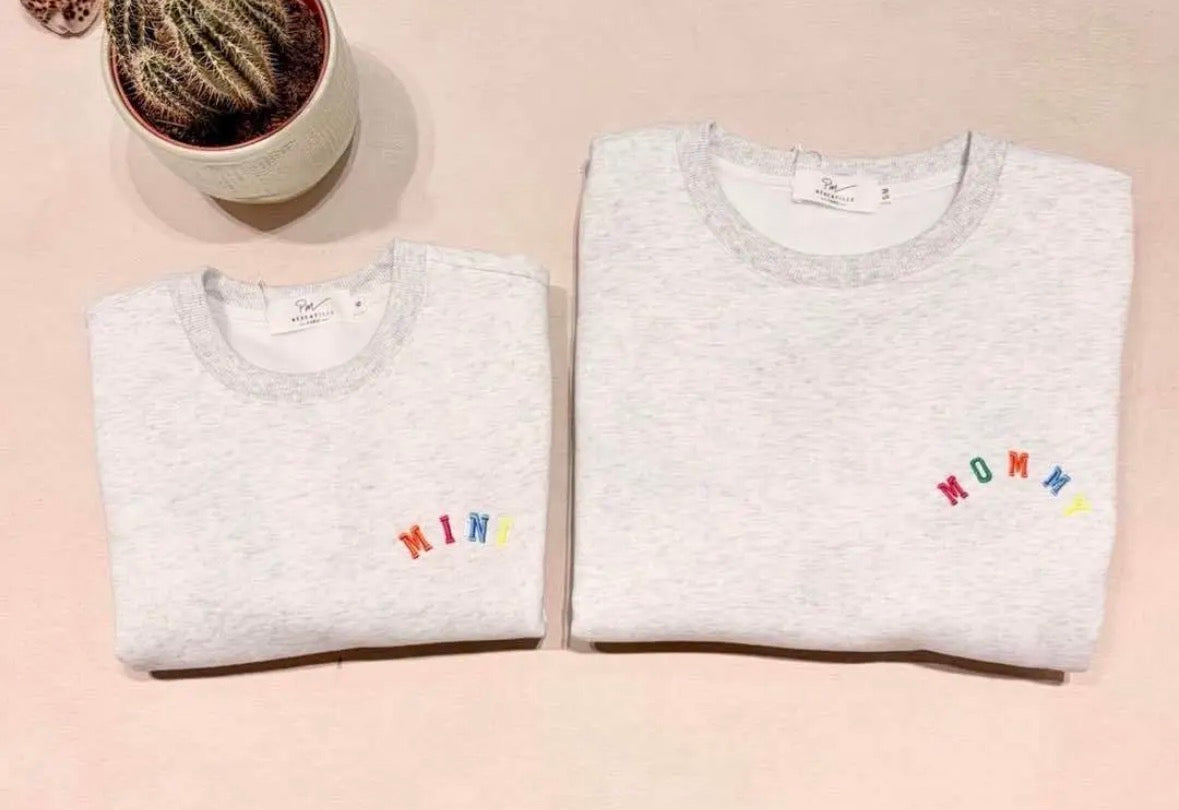 Mère & Fille - Sweat mixte MINI ou MOMMY