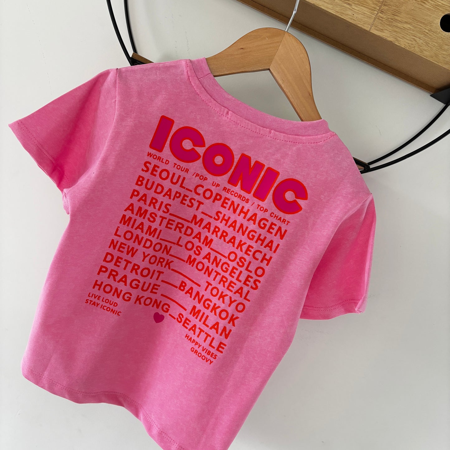 Mère & Fille - T-shirt rose foncé ICONIC
