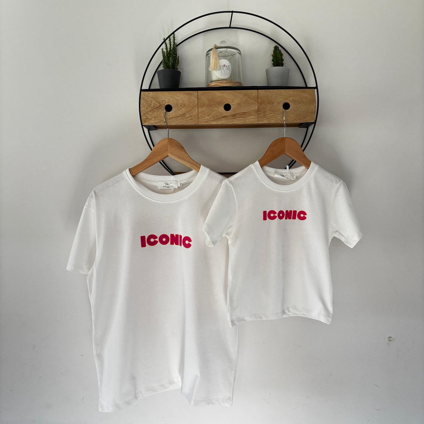 Madre e hija - Camiseta blanca ICÓNICA