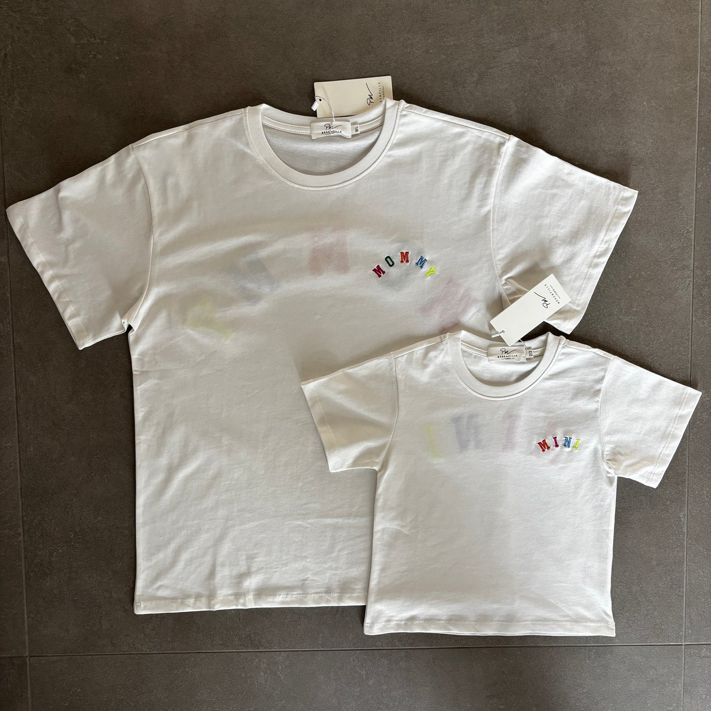 Mère & Fille : T-shirt blanc MINI ou MOMMY