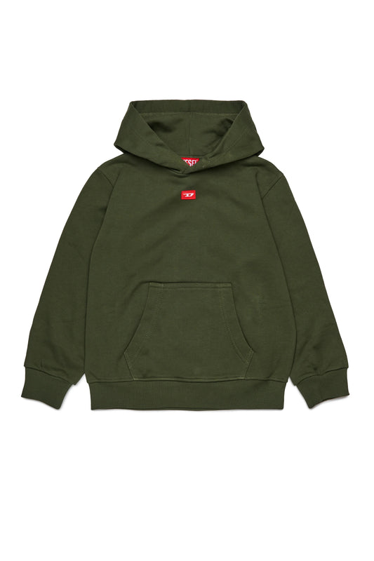Diesel - Sweat à capuche kaki SXGINHOOD OVER