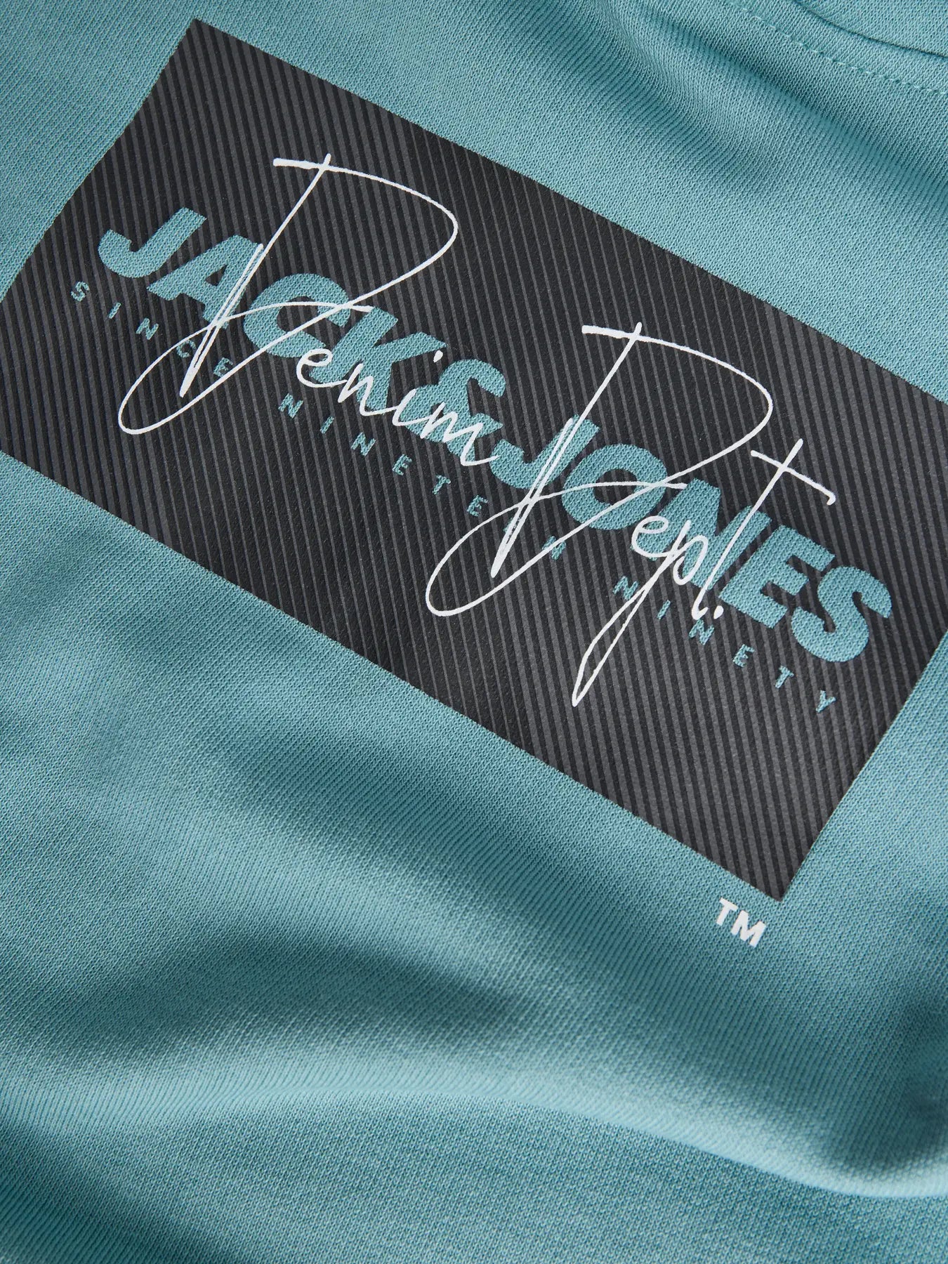 Jack & Jones - JJ COLE Sudadera con capucha azul mineral