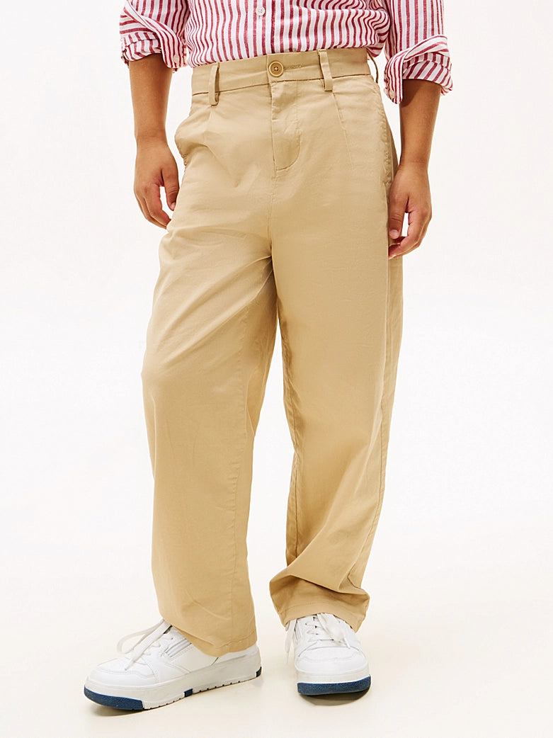 Tommy Hilfiger - sanfte goldene Chinoshose
