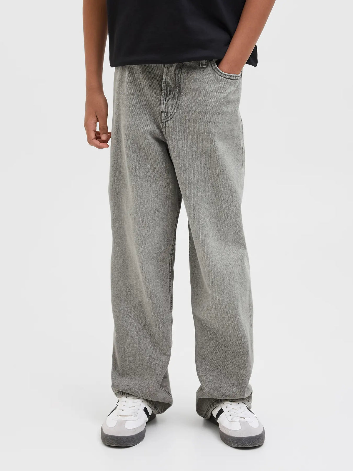 Jack&Jones - Jeans gris JJIALEX 554