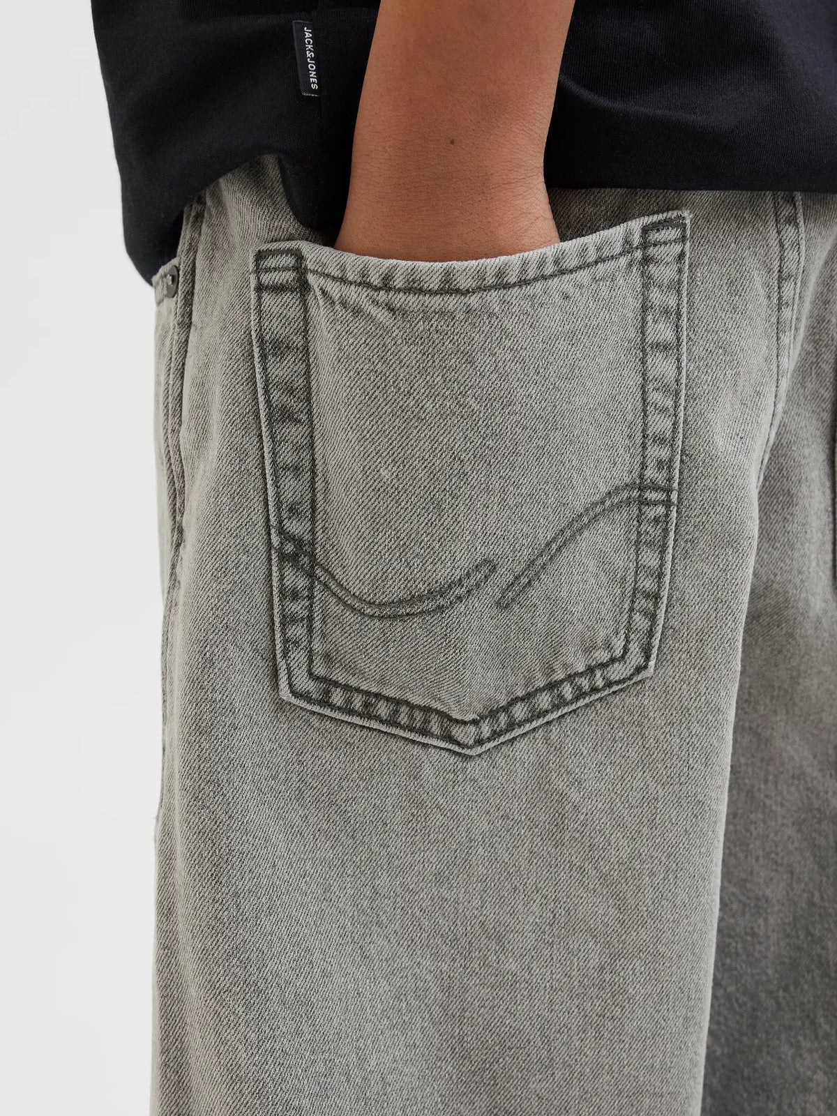 Jack&Jones - Jeans gris JJIALEX 554