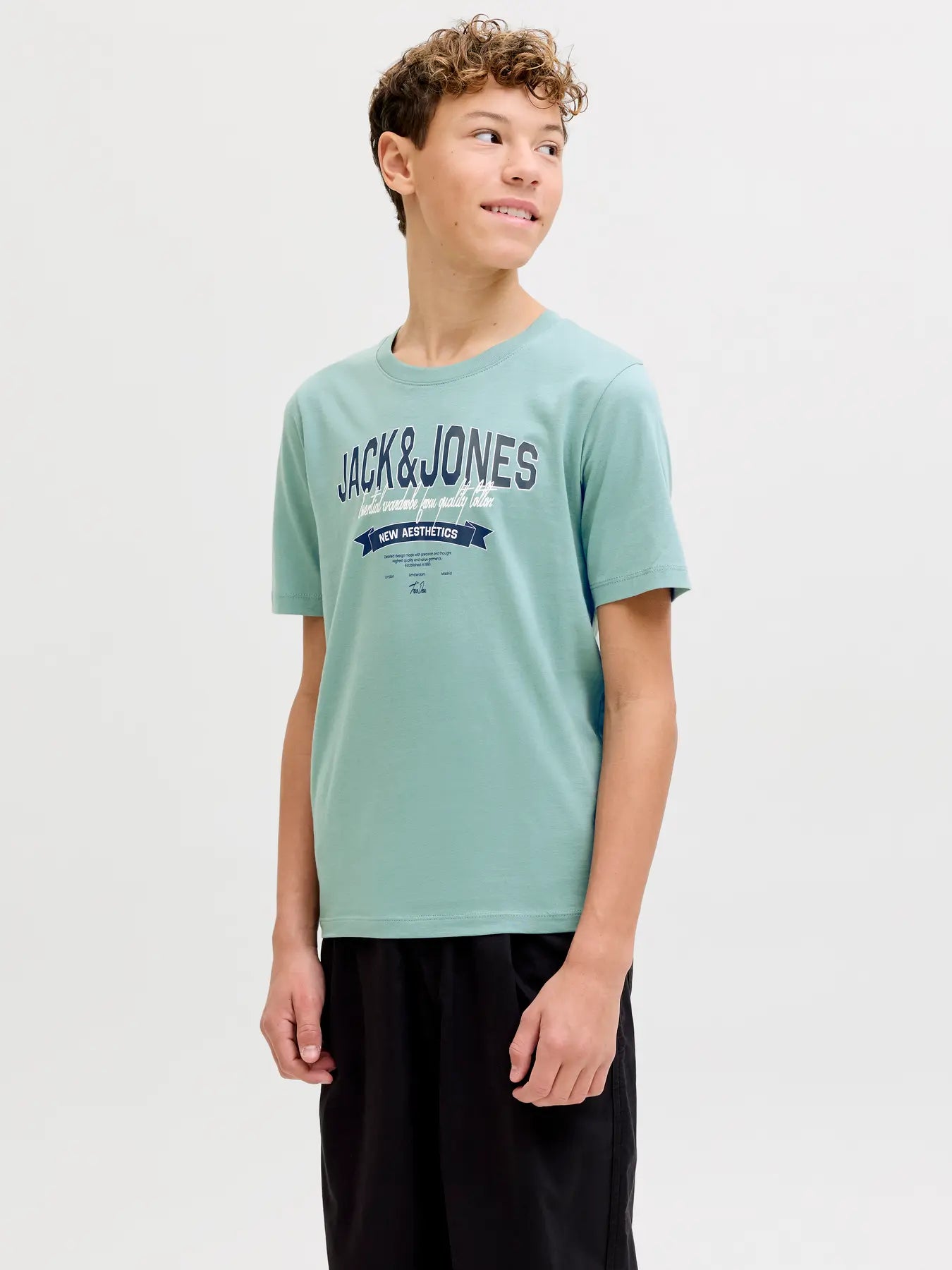 Jack&Jones - T-shirt Mineral Blue JJELOGO