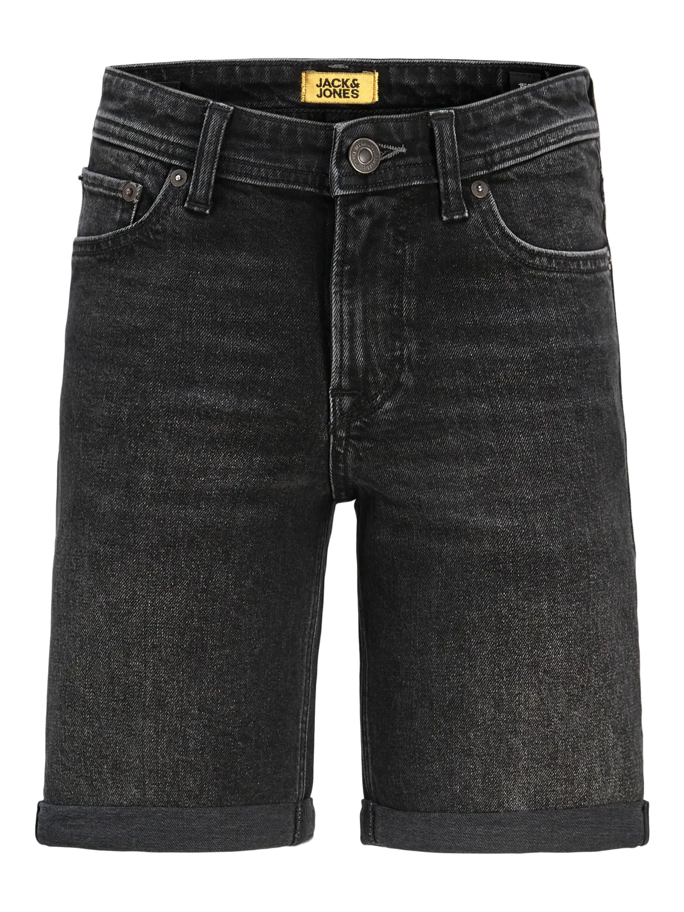 Jack&Jones - Short JJIRICK black denim 360