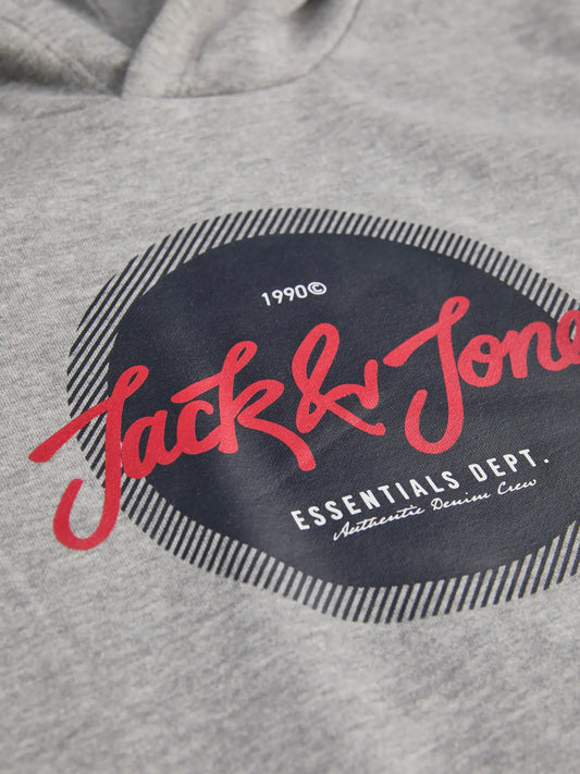 Jack&Jones - Sweat à capuche Light Grey JJURBAN