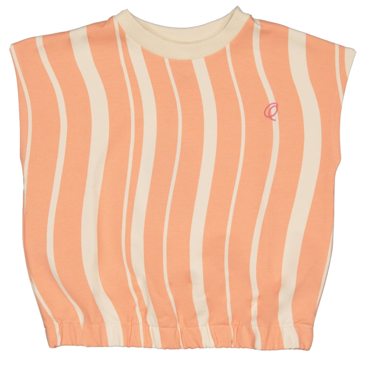 Quapi - Backprint Fean ärmellose Sweatshirt