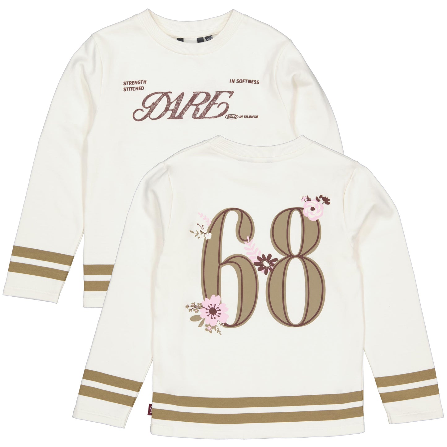 QPI - Pull blanc backprint Fanny