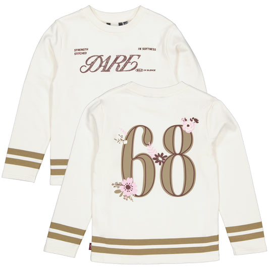 QPI - Pull blanc backprint Fanny