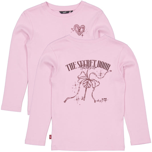 QPI - T-shirt rose backprint Fay
