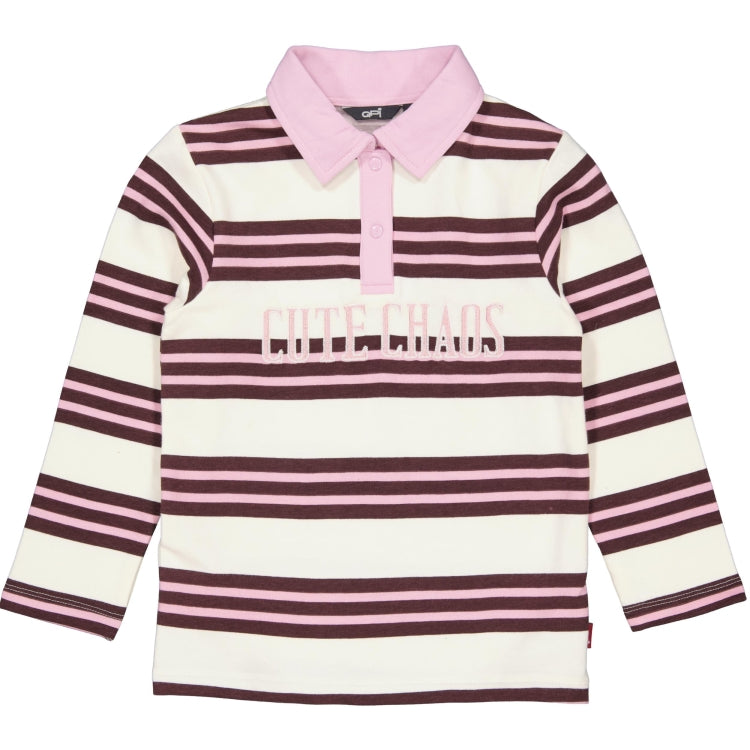 QPI - Sweat polo rayé Felice