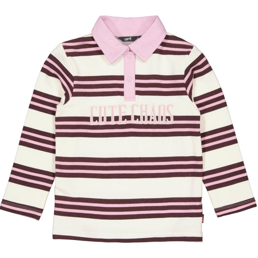 QPI - Sweat polo rayé Felice