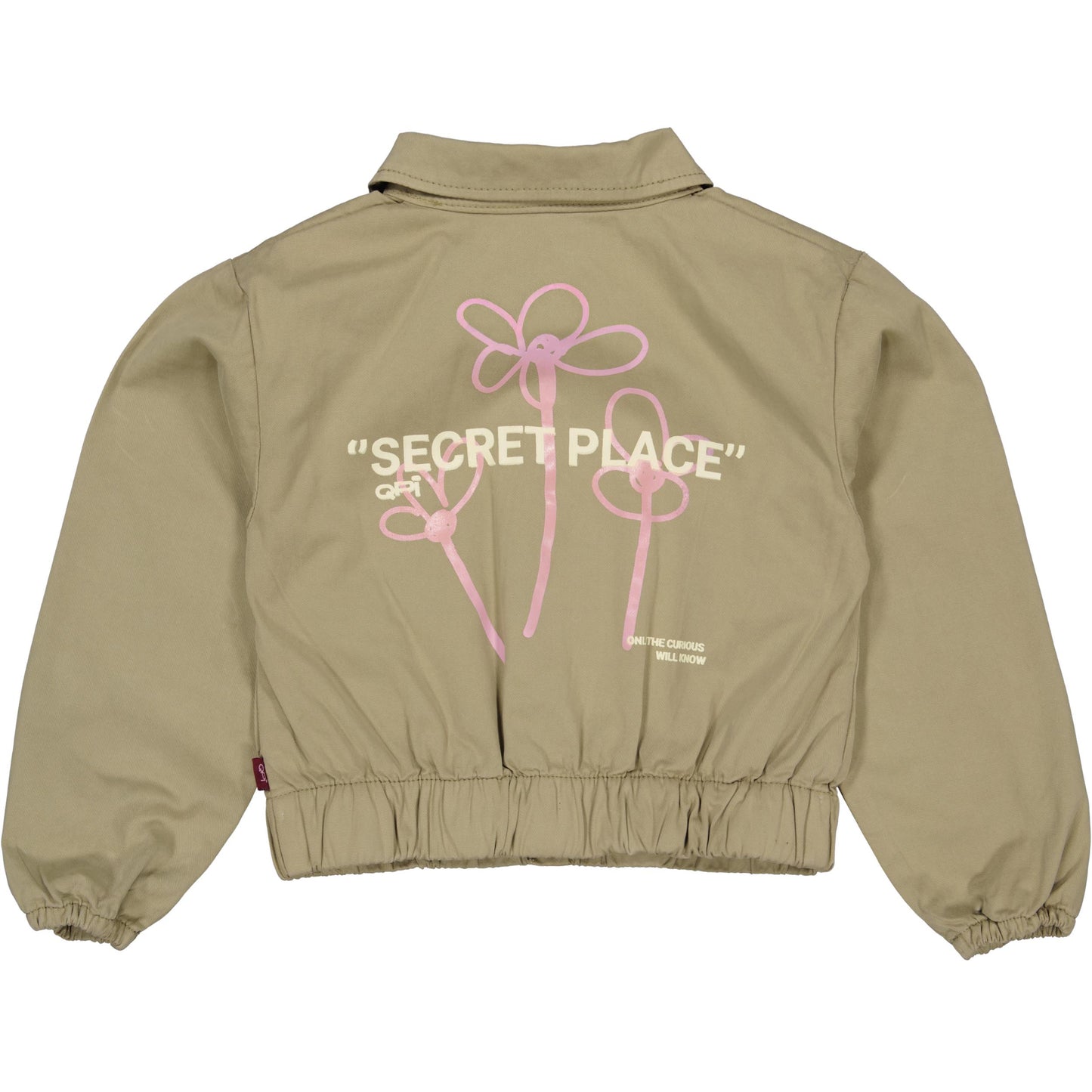 QPI - Veste kaki backprint Flo