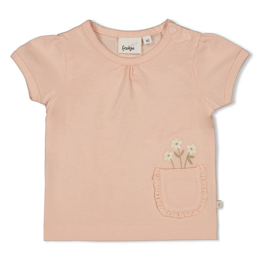 Feetje - T-shirt rose Let Your Dreams Blossom