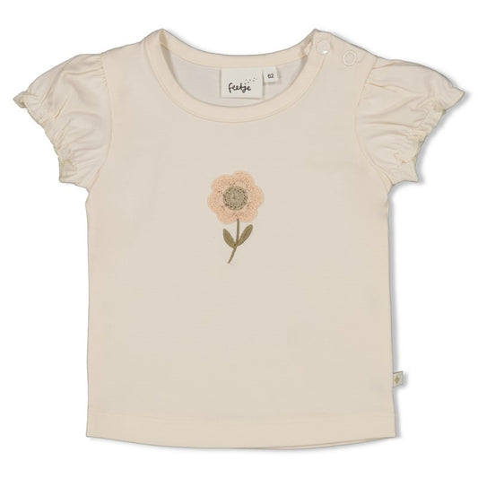 Feetje - T-shirt blanc Let Your Dreams Blossom