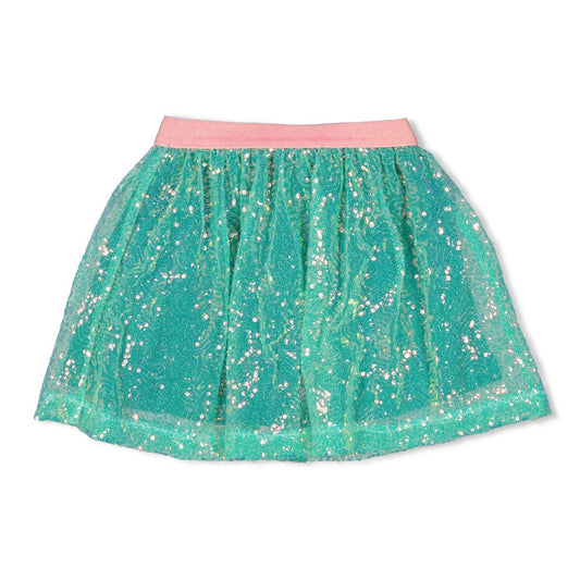 Jubel - Jupe à sequins verte Rolling into Spring