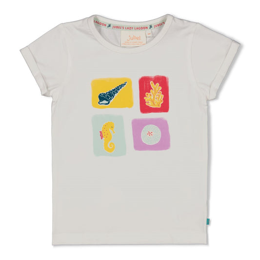Jubel - T-shirt blanc Lazy Lagoon