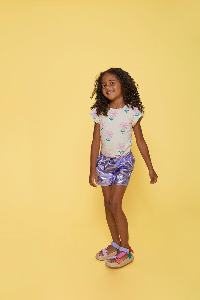 Jubel - Rolling into Spring metallic shorts