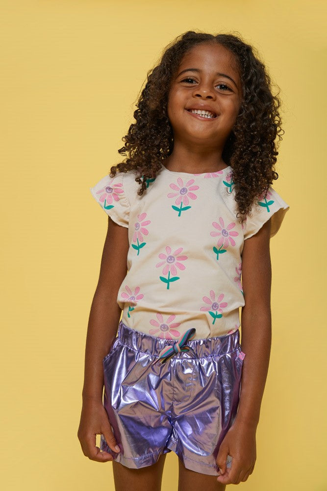 Jubel - Rolling into Spring metallic shorts