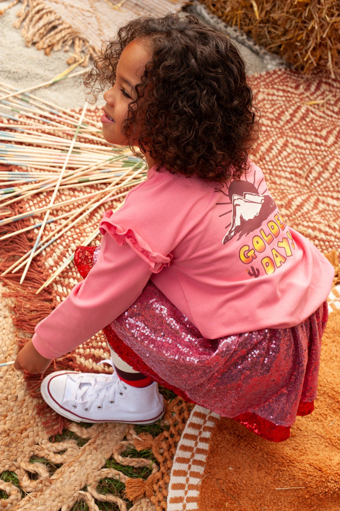 Jubel - Sweat backprint Salsa Sunset