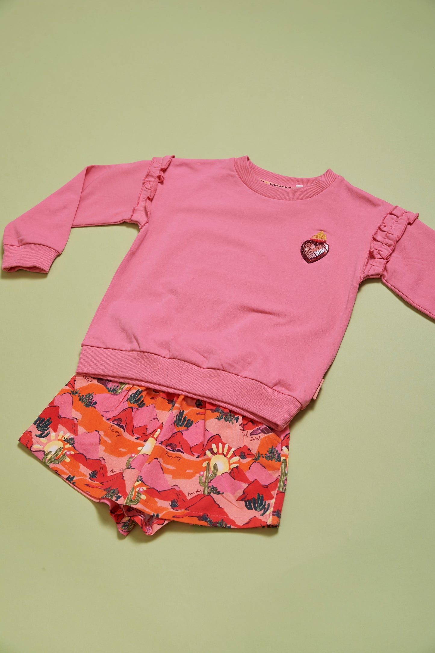 Jubel - Sweat backprint Salsa Sunset