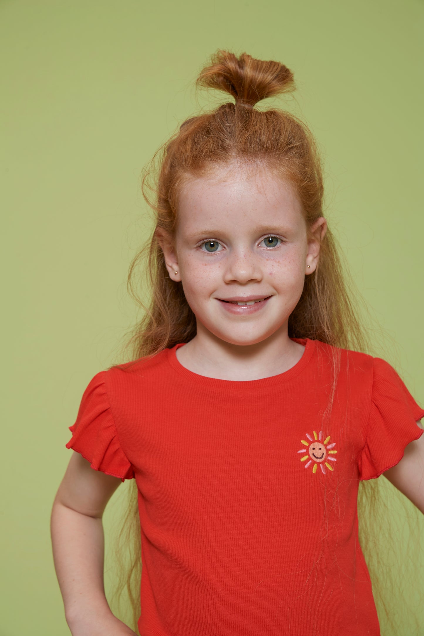 Jubel - T-shirt rouge Salsa Sunset