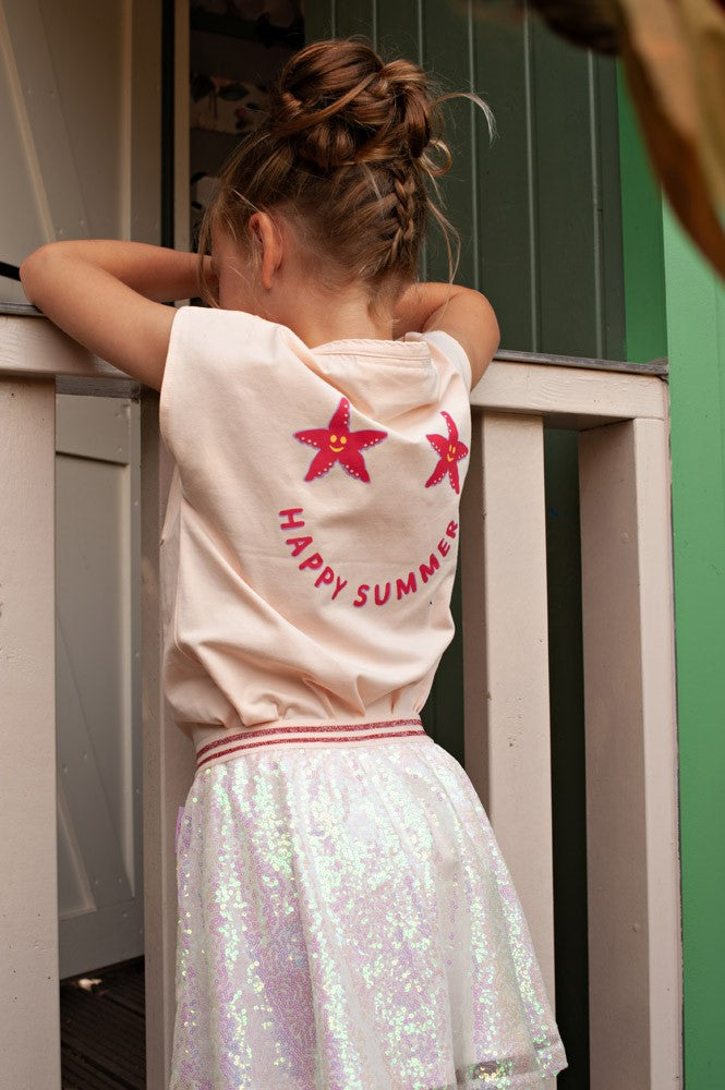 Jubel - T-shirt backprintrose clair Lazy Lagoon